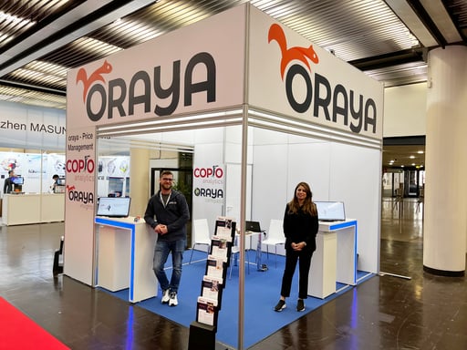 oraya trade fair stand at the EuroShop